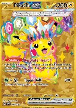 Pikachu ex - Surging Sparks (Secret Rare) [SSP-247]