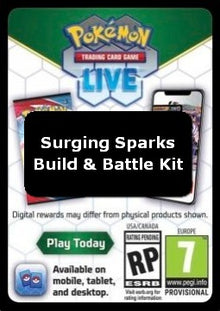 Live Code Card (Build & Battle Kit) - Surging Sparks (Online Code Card)