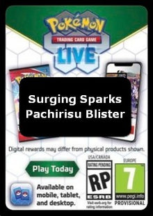 Live Code Card (Pachirisu Blister) - Surging Sparks (Online Code Card)