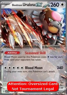 Bloodmoon Ursaluna ex - SV Black Star Promos (Oversized) [SVP-177]