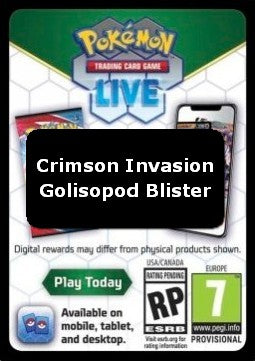 Online Code Card (Golisopod Blister) - Crimson Invasion (Online Code Card)