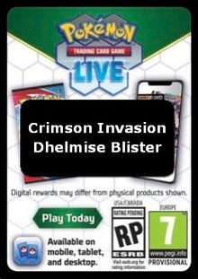 Online Code Card (Dhelmise Blister) - Crimson Invasion (Online Code Card)