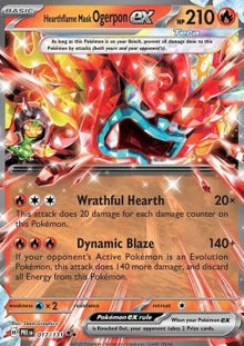 Hearthflame Mask Ogerpon ex - Prismatic Evolutions (Double Rare) [PRE-017]