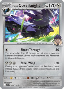 Hop's Corviknight - Journey Together (Uncommon) [JTG-108]