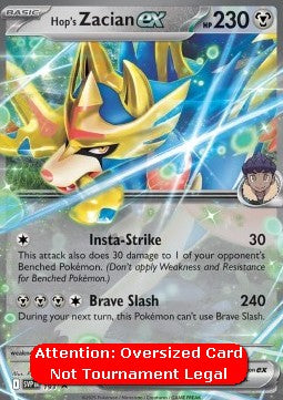 Hop's Zacian ex - SV Black Star Promos (Oversized) [SVP-193]