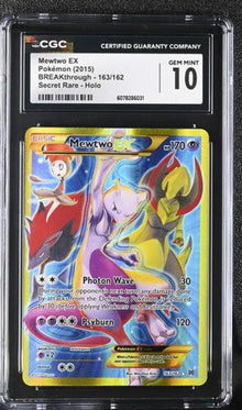 Mewtwo EX - BREAKthrough (Secret Rare) [BKT-163] - English / Mint / CGC 10.0 Normal - Pokémon Single pokemon karten