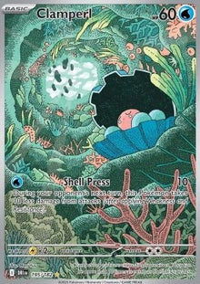 Clamperl - Destined Rivals (Illustration Rare) [DRI-195]