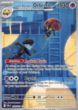 Team Rocket's Orbeetle - Destined Rivals (Illustration Rare) [DRI-198]