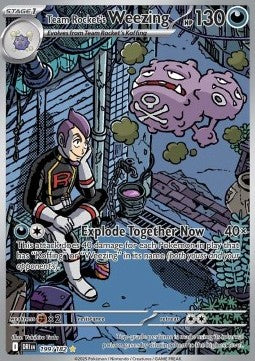 Team Rocket's Weezing - Destined Rivals (Illustration Rare) [DRI-199]