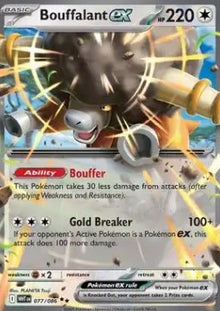 Bouffalant ex - White Flare (Double Rare) [WHT-077]
