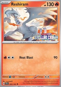 Reshiram - Stellar Crown (Promo) [SCR-022]
