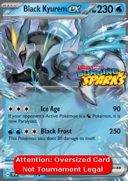 Black Kyurem ex - Surging Sparks (Oversized) [SSP-048]