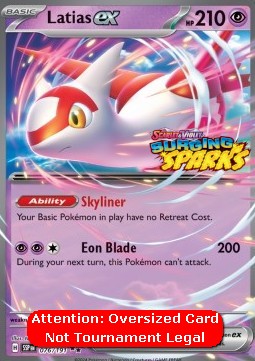 Latias ex - Surging Sparks (Oversized) [SSP-076]