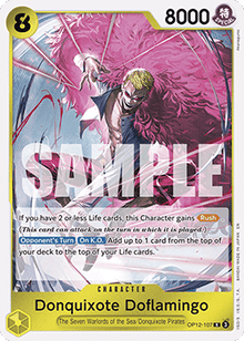 Donquixote Doflamingo (OP12-107) - Legacy of the Master (Rare) [OP12-107]