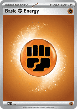 Basic Fighting Energy - Mega Evolution Energies (Common) [MEE-006]