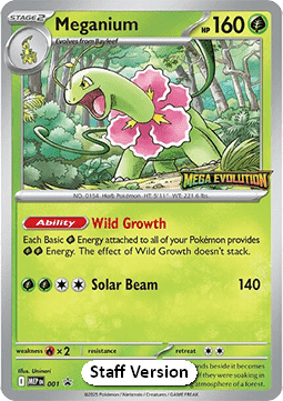 Meganium - MEP Black Star Promos (Promo) [MEP-001]
