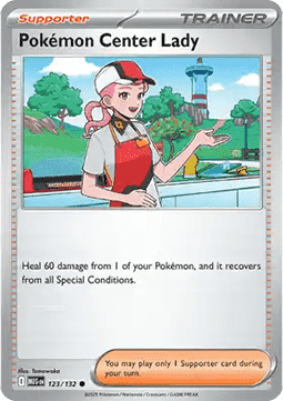 Pokémon Center Lady - Mega Evolution (Common) [MEG-123]