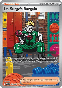 Lt. Surge's Bargain - Mega Evolution (Special Illustration Rare) [MEG-185]