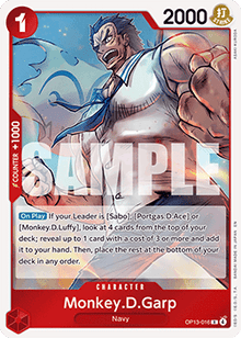 Monkey.D.Garp (OP13-016) (V.1) - Carrying on his Will (Rare) [OP13-016]