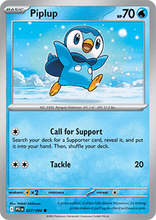 Piplup - Phantasmal Flames (Common) [PFL-027]