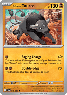 Paldean Tauros - Phantasmal Flames (Uncommon) [PFL-048]