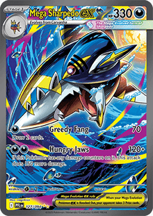 Mega Sharpedo ex - Phantasmal Flames (Special Illustration Rare) [PFL-127]
