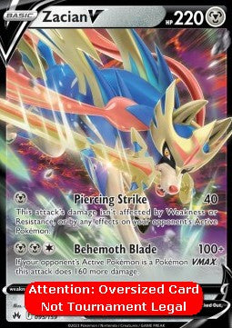 Zacian V - Crown Zenith (Oversized) [CRZ-095]
