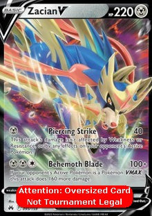 Zacian V - Crown Zenith (Oversized) [CRZ-095]