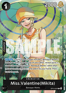 Miss.Valentine(Mikita) (OP14-087) (V.1)