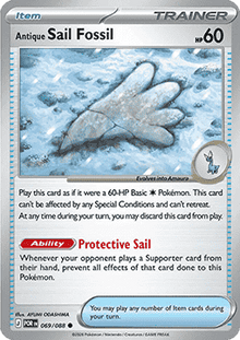 Antique Sail Fossil - Perfect Order (Common) [POR-069]