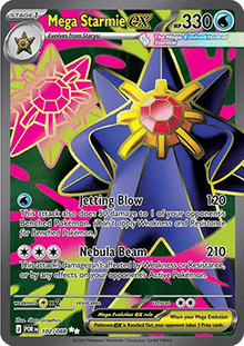 Mega Starmie ex - Perfect Order (Ultra Rare) [POR-102]