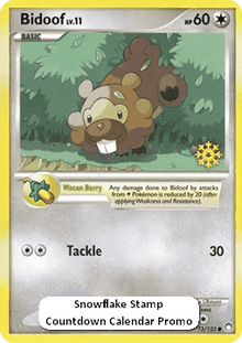 Bidoof Lv.11 - Mysterious Treasures (Promo) [MT-73]