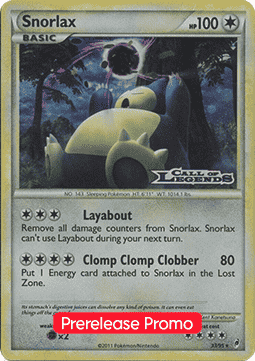 Snorlax - Call of Legends (Promo) [CL-33]