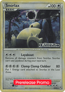 Snorlax - Call of Legends (Promo) [CL-33]