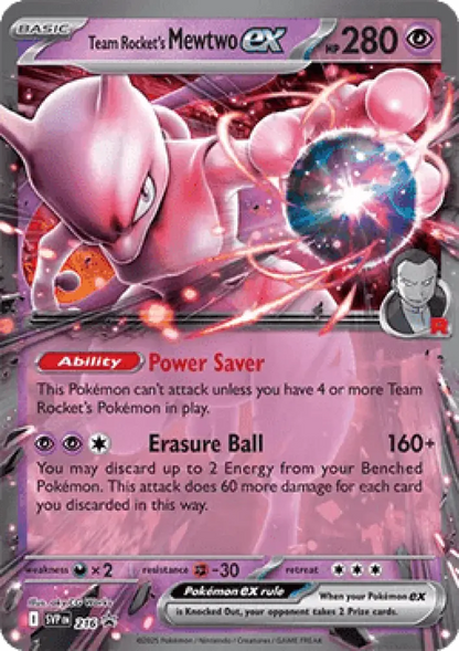 Team Rocket's Mewtwo ex - SV Black Star Promos (Promo) [SVP-216]
