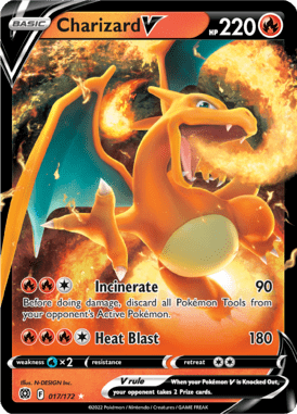 Brilliant Stars Charizard V 017/172 Englisch