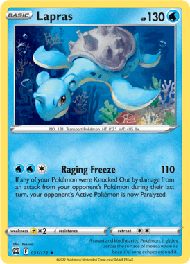 Brilliant Stars Lapras 031/172 Englisch