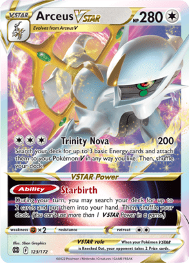 Brilliant Stars Arceus VSTAR 123/172 Englisch