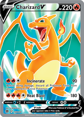 Brilliant Stars Charizard V 153/172 Englisch