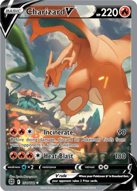 Brilliant Stars Charizard V 154/172 Englisch