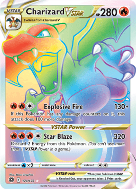 Brilliant Stars Charizard VSTAR 174/172 Englisch