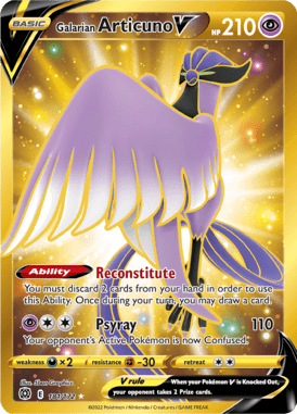 Brilliant Stars Galarian Articuno V 181/172 Englisch