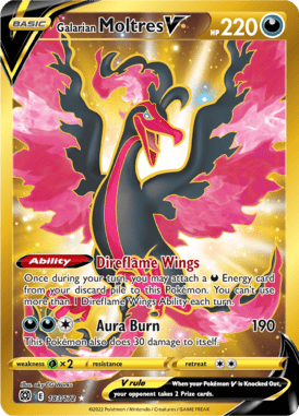 Brilliant Stars Galarian Moltres V 183/172 Englisch