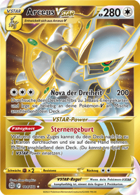 Strahlende Sterne Arceus VSTAR 184/172 Deutsch