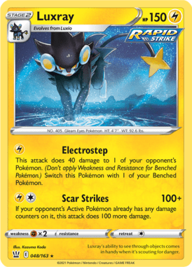 Battle Styles Luxray 048/163 Englisch