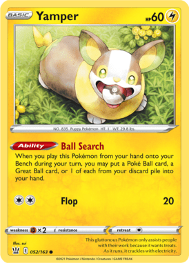 Battle Styles Yamper 052/163 Englisch