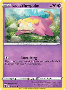 Battle Styles Galarian Slowpoke 054/163 Englisch