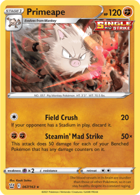 Battle Styles Primeape 067/163 Englisch