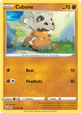 Battle Styles Cubone 069/163 Englisch