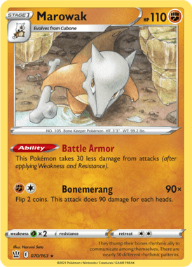 Battle Styles Marowak 070/163 Englisch